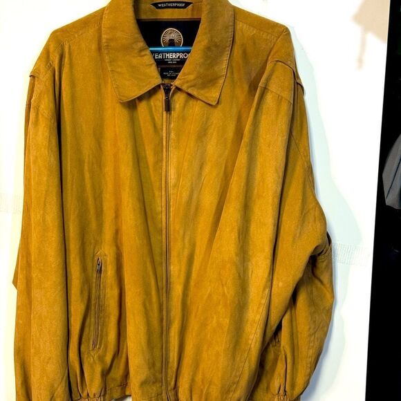 Weatherproof men’s jacket brown in color size XXL GOOD CONDITION AND WATERPROOF - Picture 1 of 8